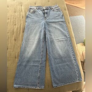 Primark Light Blue wide leg baggy Jeans